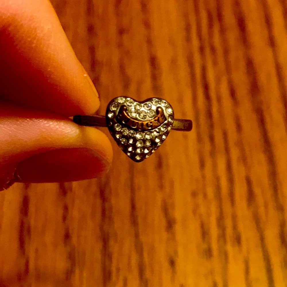 Juicy Couture gold ring size 6